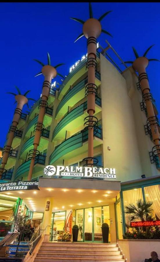 Hotel Palm Beach B&B Sea View Rimini Exterior foto