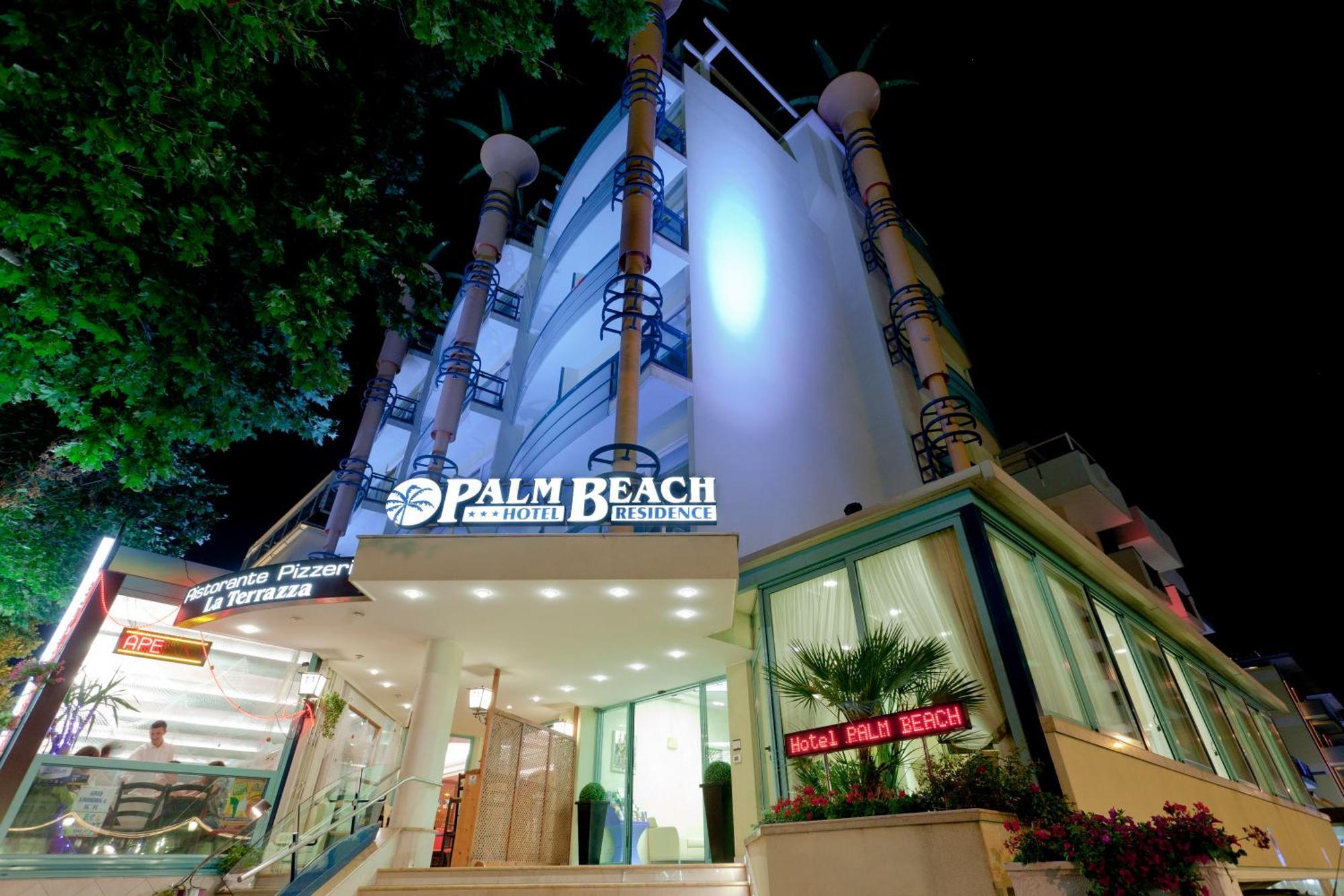 Hotel Palm Beach B&B Sea View Rimini Exterior foto