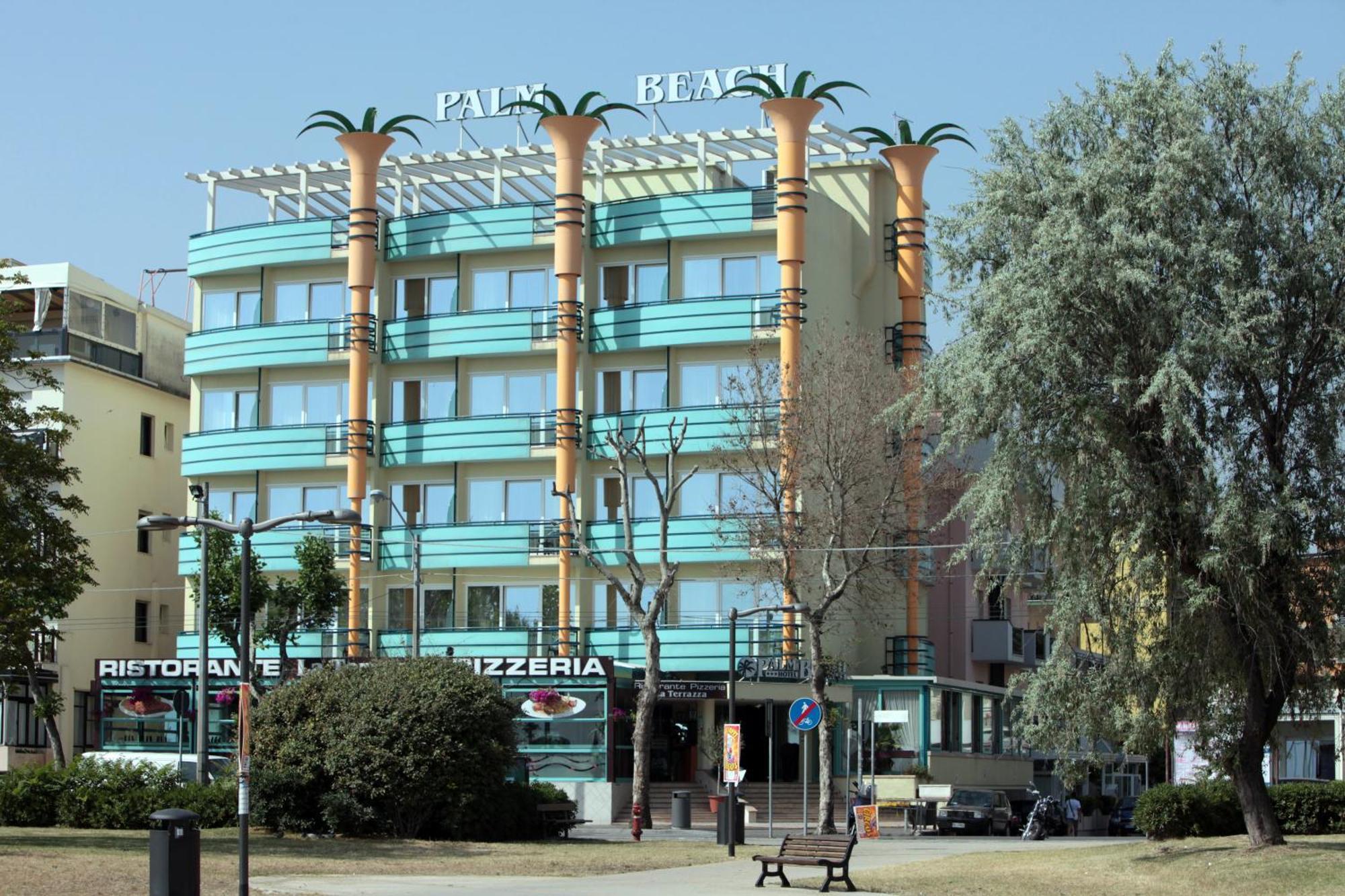 Hotel Palm Beach B&B Sea View Rimini Exterior foto